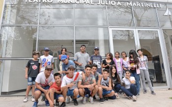 Jóvenes de Arroyo Cordero, Virgen de Luján y San Ginés visitaron el Martinelli