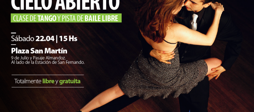 Llega la “Milonga a Cielo Abierto” a la plaza San Martín