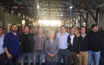 Matías Molle compartió un almuerzo con las Abuelas de Plaza de Mayo