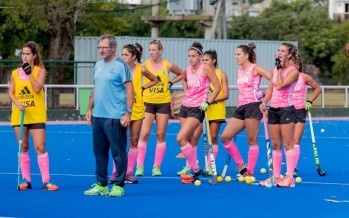 Las Leonas entrenaron en el Club San Fernando