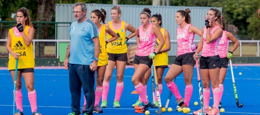 Las Leonas entrenaron en el Club San Fernando