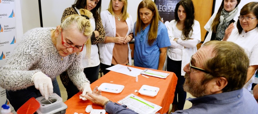 Capacitaron al personal de salud sobre testeos rápidos de VIH