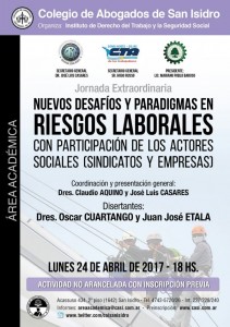 Charla en el Colegio de abogados