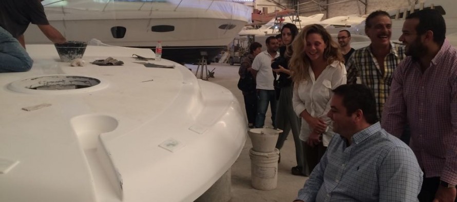 El ministro de Trabajo Jorge Triaca recorrió dos empresas locales junto a Agustina Ciarletta