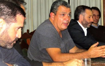 Aguilera se reunió con comerciantes y profesionales para analizar la situación económica