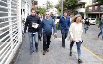 Salvador, Campbell y Ciarletta recorrieron Victoria con el ‘timbreo’
