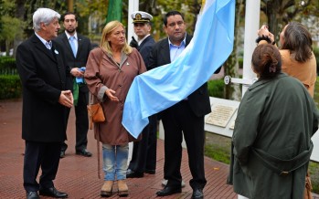 Se conmemoró el «Día de la Patria» en la Plaza Mitre