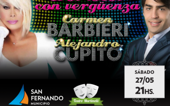 Este sábado Carmen Barbieri se presentará en el Teatro Martinelli