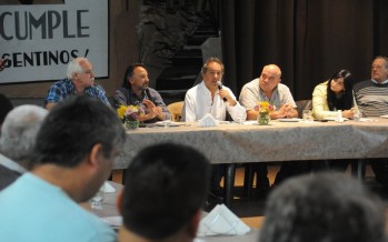 Scioli se reunió con referentes sindicales en Victoria