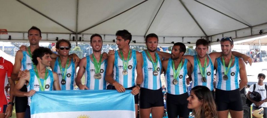 Tres representantes sanfernandinos entre los campeones del Sudamericano de Remo 2017