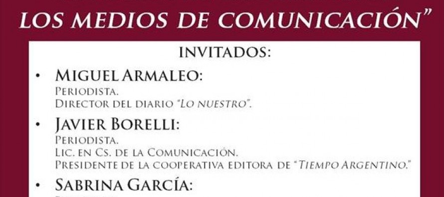 Charla abierta: “El poder de la palabra en los medios de comunicación”