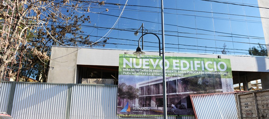 El nuevo edificio de la Secretaría de Salud Pública, Medio Ambiente y Desarrollo Social, en su tramo final