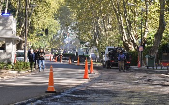 Continúan las tareas de asfalto sobre la Avenida Libertador