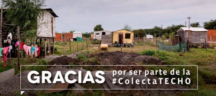 TECHO informó lo recaudado en la 11° Colecta Nacional