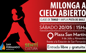 El ciclo “Milonga a Cielo Abierto” llega a la Plaza San Martín
