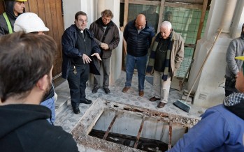 La Parroquia Aránzazu descubrió la lápida donde descansan los restos de Maximino Pérez