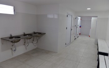 Renovaciones en los vestuarios del Poli N° 3