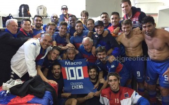 El Matador de fiesta: debutó Caruso, ganó en Paraná y el Chino marcó el gol 100 con la camiseta de Tigre