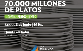 Se inaugura la muestra “70.000 Millones de Platos” en la Quinta El Ombú