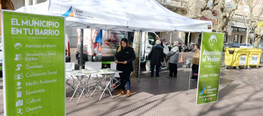 El ‘Municipio en tu Barrio’ volvió a Plaza Mitre