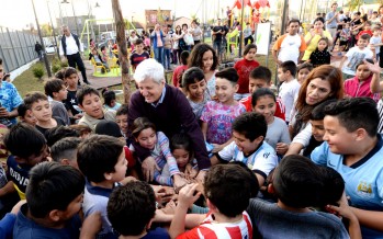 Se inauguró la Plaza Barrios Unidos en Arenales entre Guatemala y Payró