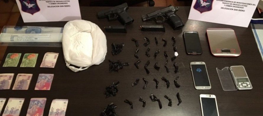 Detuvieron a tres personas en Virreyes por narcotráfico