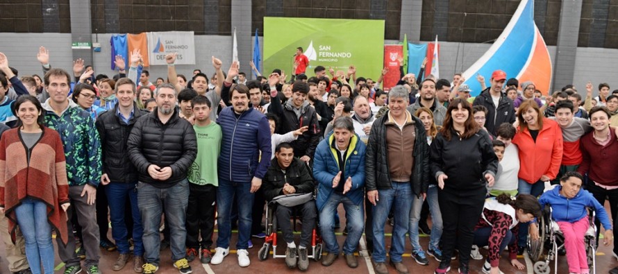 El Poli N°1 fue sede del encuentro de discapacidad de la Región Norte 2