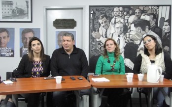 La precandidata a senadora Florencia Casamiquela visitó nuestra ciudad