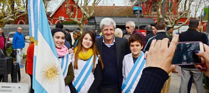 Se realizó el homenaje al General San Martín