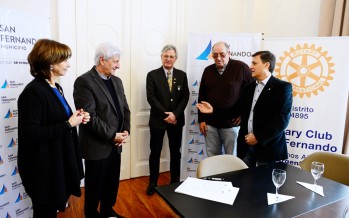 Convenio entre el municipio y el Rotary Club