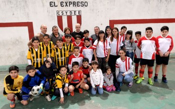Alicia Aparicio visitó el Club Social y Deportivo “El Expreso”