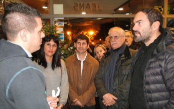 Jorge Taiana recorrió Virreyes junto a Matías Molle y Fernando Coronel