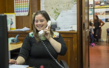 Mariana Casabella, la joven sanfernandina con síndrome de Down que trabaja en el Ministerio de Cultura porteño