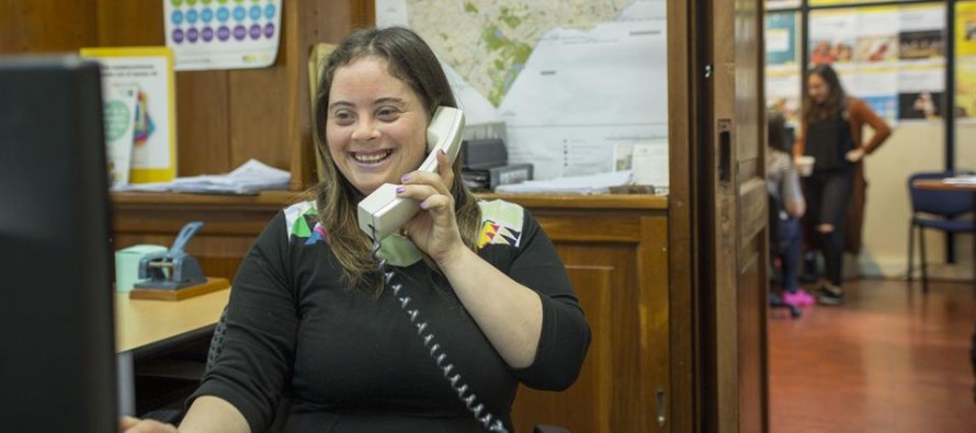 Mariana Casabella, la joven sanfernandina con síndrome de Down que trabaja en el Ministerio de Cultura porteño