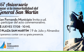 Mañana se conmemorará el 167° aniversario de la muerte del General San Martín