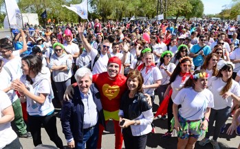 Miles de vecinos participaron de la “Bicicleteada Familiar”