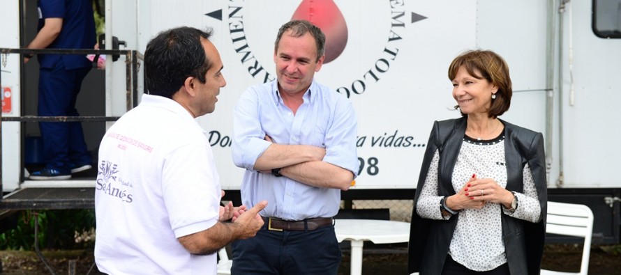 Se realizó una campaña de donación de sangre en el campus de la Universidad de San Andrés