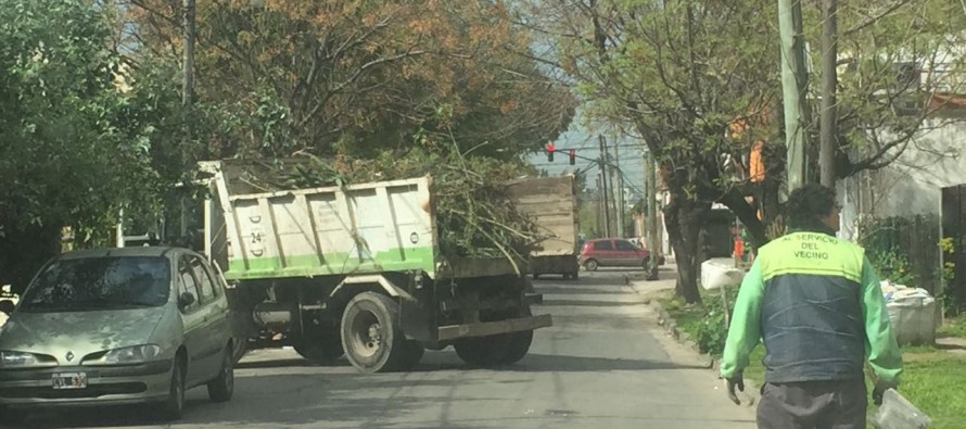 Operativos diarios de limpieza urbana