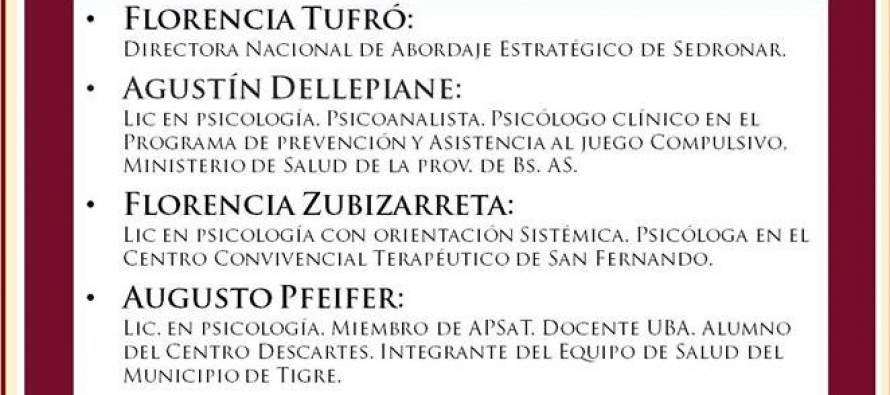 Charla-debate: “Consumos fatídicos: qué hacer frente a las adicciones”