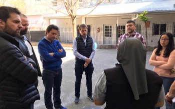 El ministro de Educación bonaerense visitó el Colegio San Rafael