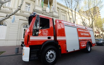 Los Bomberos Voluntarios incorporaron una nueva autobomba