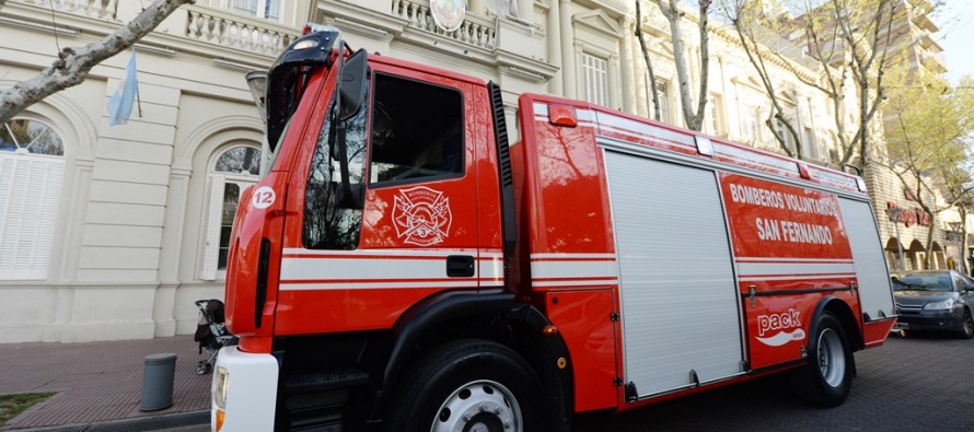 Los Bomberos Voluntarios incorporaron una nueva autobomba