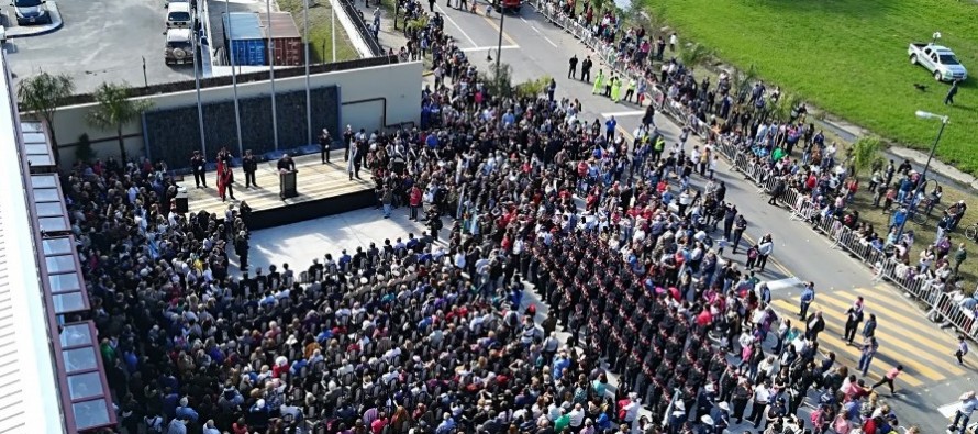 Andreotti inauguró el nuevo Cuartel de Bomberos Voluntarios