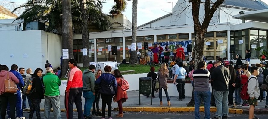 ATE realizó una jornada cultural para reclamar mejoras en el Hospital Cordero