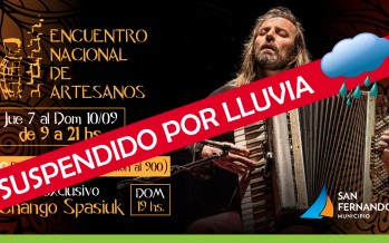 El show del Chango Spasiuk en Plaza Mitre se suspendió por lluvia