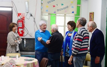 Almuerzo en el Centro de Jubilados y Pensionados “Unión y Dignidad”