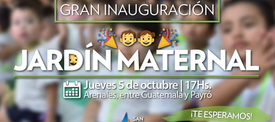 Hoy se inaugura el Jardín Maternal Municipal ‘Barrios Unidos’