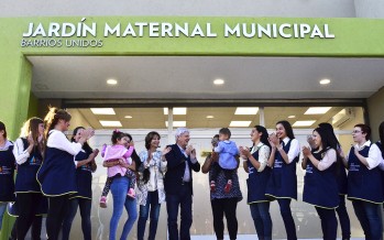 Se inauguró el nuevo Jardín Maternal “Barrios Unidos”