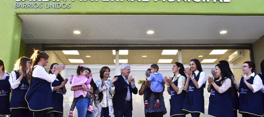Se inauguró el nuevo Jardín Maternal “Barrios Unidos”