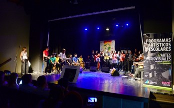 Muestra de música y artes audiovisuales de estudiantes secundarios en el Teatro Martinelli